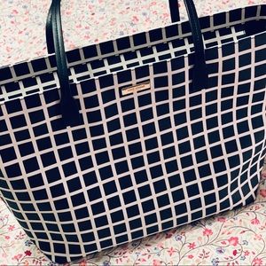 KATE SPADE large leather tote!